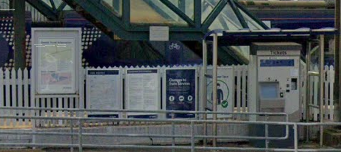 Drem Station information boards