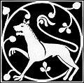 black and white tile