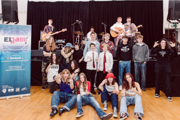 A group of young musicians