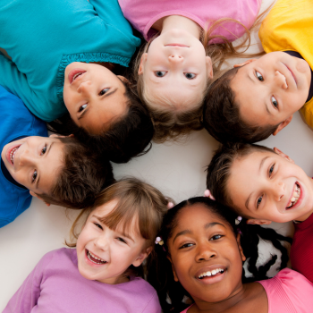children gathered in a circle