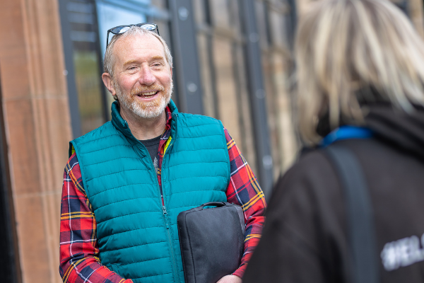 Man in gilet