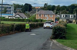 Tynebank Road before works