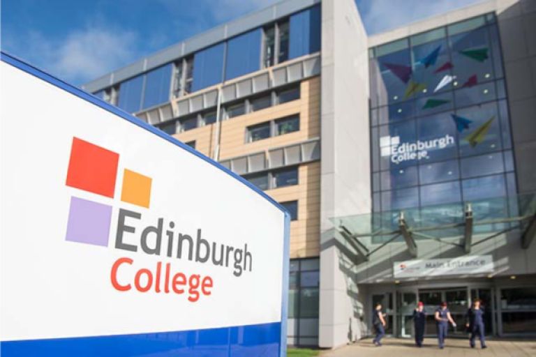 Edinburgh College main entrance