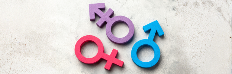 image of three gender icons